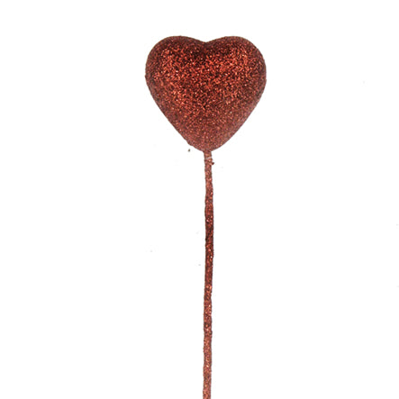 Art.5019 Pick De Corazón Con Diamantina X5