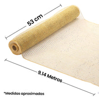 Art.5139 Malla Plástica Colores Láser 53cm 9.14m