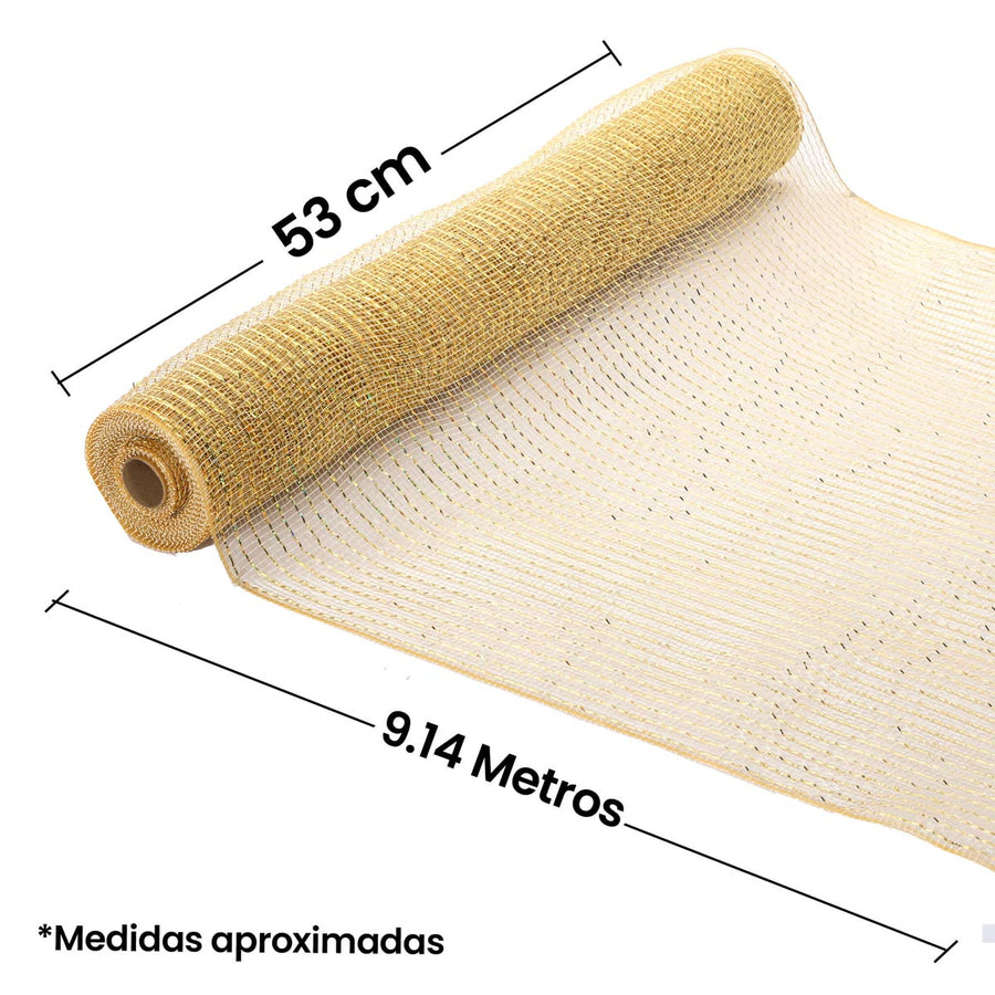 Art.5139 Malla Plástica Colores Láser 53cm 9.14m