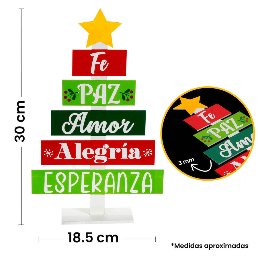 Art.5258 Pino Deseos Chico A Color 30x18.5x5cm 1pz