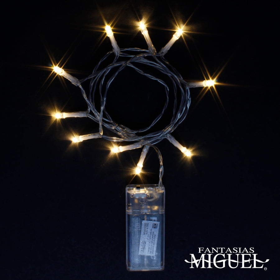 Art.5290 Serie Leds 20 Focos De Batería 1.25m 1pz