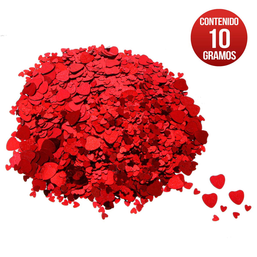 Art.5386 Mix Lentejuela Corazones  10gms