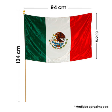 Fantasías Miguel Art.5419 Bandera De México Grande 124x94cm 1pz