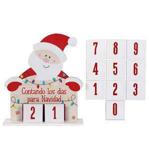 Art.542 Calendario Santa 23x20x5cm 1pz