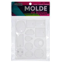 Art.5426 Molde De Silicón Figuras Bisutería 13x10cm 1pz