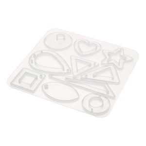 Art.5427 Molde De Silicón Figuras Bisutería 9x8.6cm 1pz