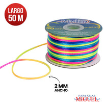 Art.5544 Cola De Rata Multicolor 3mm 50m