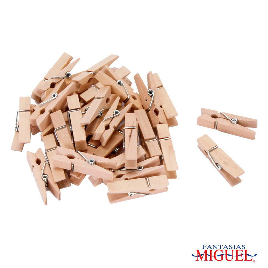 Art.5647 Pinza De Madera 3.5cm 30pz