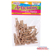Art.5647 Pinza De Madera 3.5cm 30pz