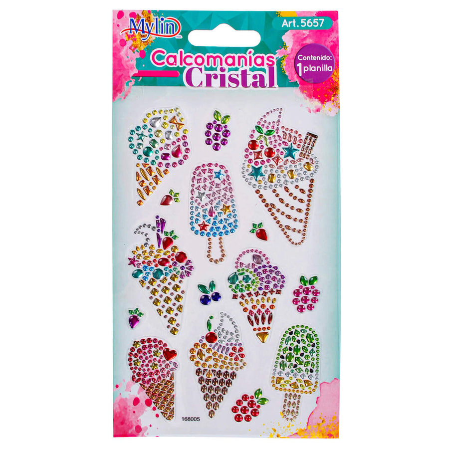 Art.5657 Calcomanía Cristal