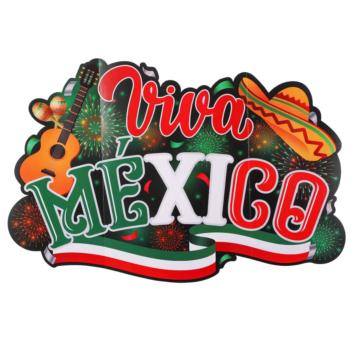 Letrero Viva México 60x88cm | Fantasias Miguel – Fantasías Miguel