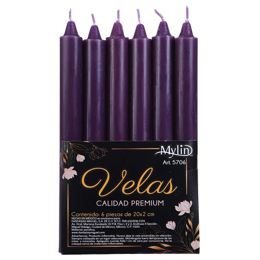 Art.5706 Paquete Velas Lisas