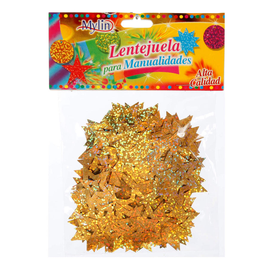 Art.5719 Lentejuela Estrella Calada Láser 28mm 15g(aprox250pz)