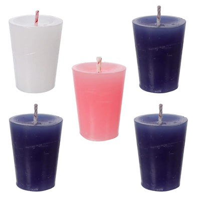 12 Velas De Hechizo Tipo Campana De 4″ – Escoge Tu Color (Sin Olor, No Gotean) Para Rituales