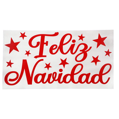 Fantasías Miguel Art.5956 Vínil Navidad Estrella 14x27cm 1pz