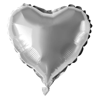 Fantasías Miguel Art.6017 Globo Metálizado Corazón 40cm    (Aprox) 1pz