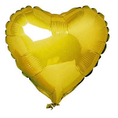 Fantasías Miguel Art.6017 Globo Metálizado Corazón 40cm    (Aprox) 1pz