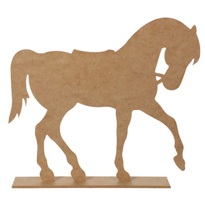 Art.6030 Caballo Con Base 35x37cm