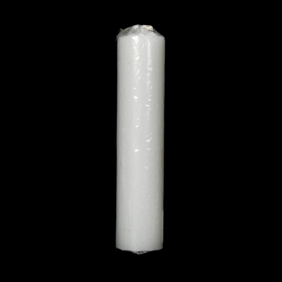 Art.6074 Vela Lisa Con Cabeza 16x3.5cm 1pz