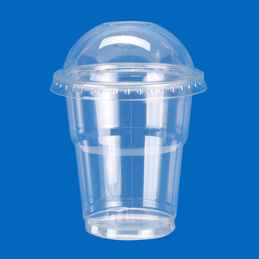 Art.608 Vaso con Tapa domo de Plástico aprox 160ml