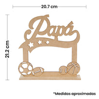 Art.6124 Marco Papá Deportes 21.2x20.7x4.5cm 1pz