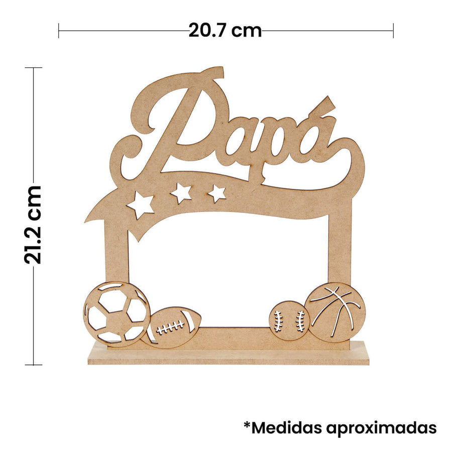 Art.6124 Marco Papá Deportes 21.2x20.7x4.5cm 1pz