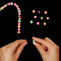Art.6181 Cuentas Frutas 10mm Hilo 40cm (Aprox 44pz)