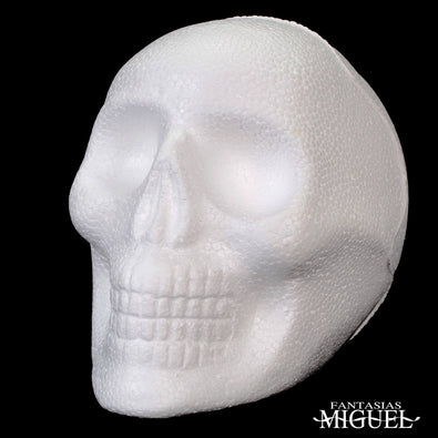 Fantasías Miguel Art.6371 Cráneo de Unicel Grande 15x14x21cm 1pz