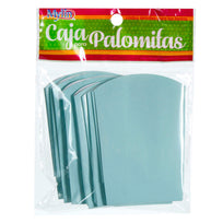 Art.6434 Cajita De Palomitas Colores Pastel 9.5x7x4.5cm 6pz