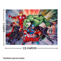 Art.6507 Fondo Decorativo De Personajes 1x1.5m 1pz