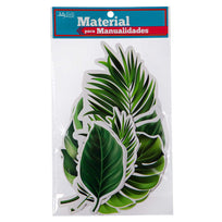 Art.6742 Kit Hoja Tropical 22.5-12cm Aprox 12pz