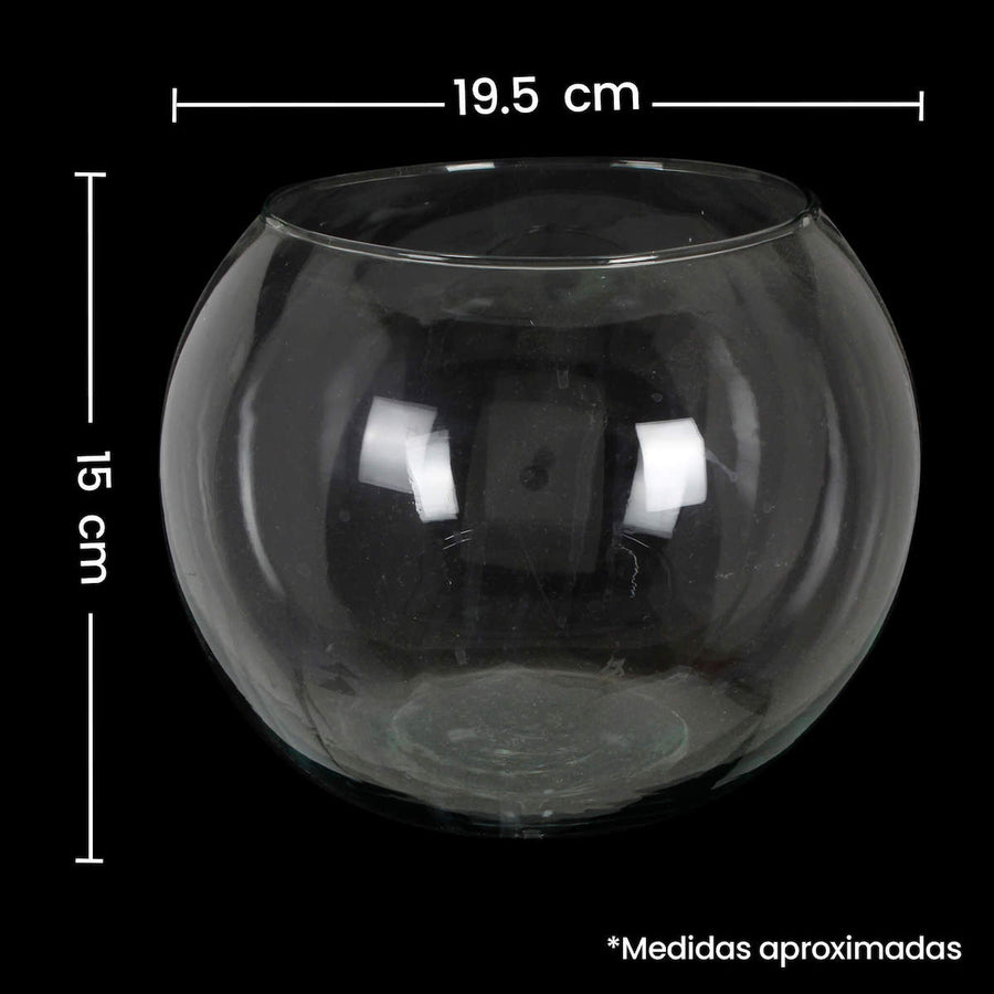 Art.6755 Pecera Cristal 15x19.5cm   (Aprox) 1pz