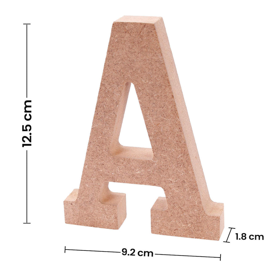 Art.6780 Letra Mdf  Para Parar 12.5x1.8cm 1pz