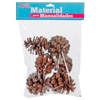 Art.6800 Bolsa Piñitas Naturales 8cm (Aprox) 6pz
