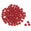 Fantasías Miguel Art.6931 Cuentas Plásticas Redondas Mate 8mm    (Aprox 95pz) 25g Rojo Mate
