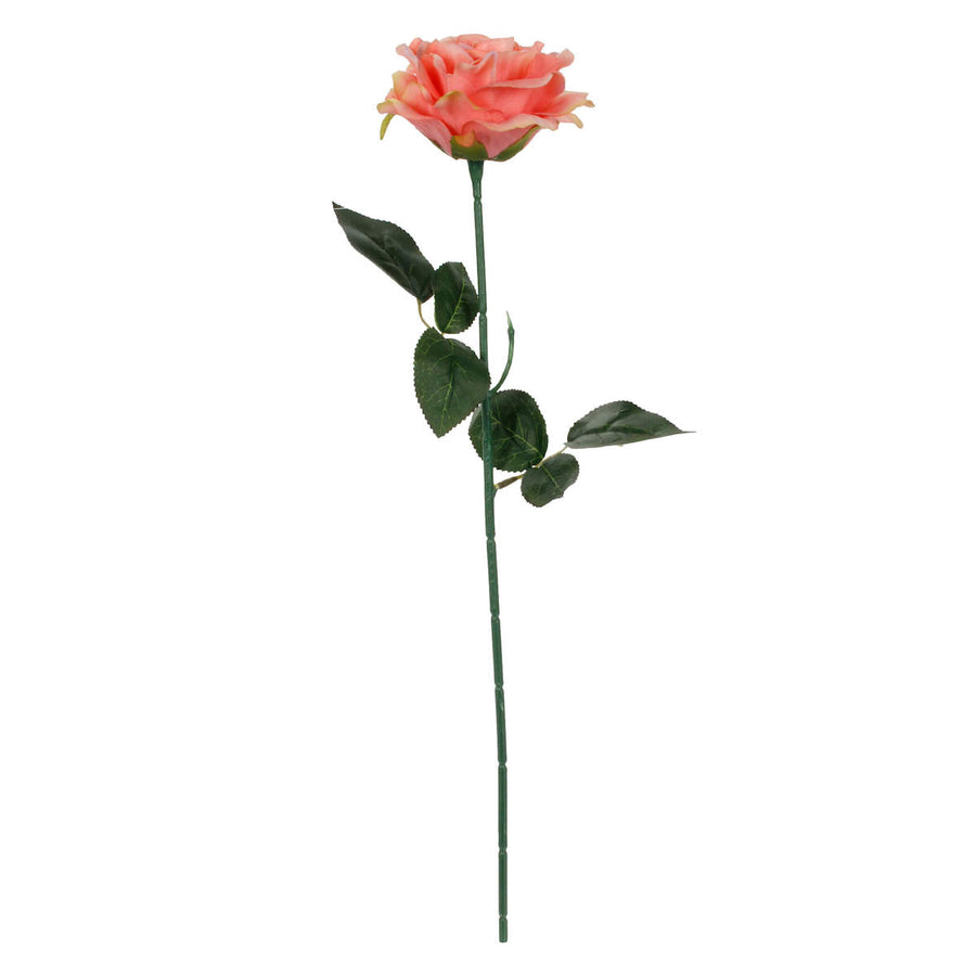 Art.6933 Flor Tallo Rosa Abierta