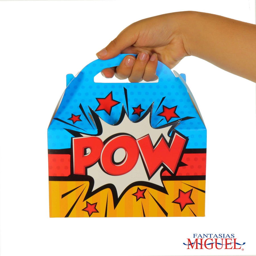 Art.6948 Lonchera Comic 21x19.5X9cm 2pz