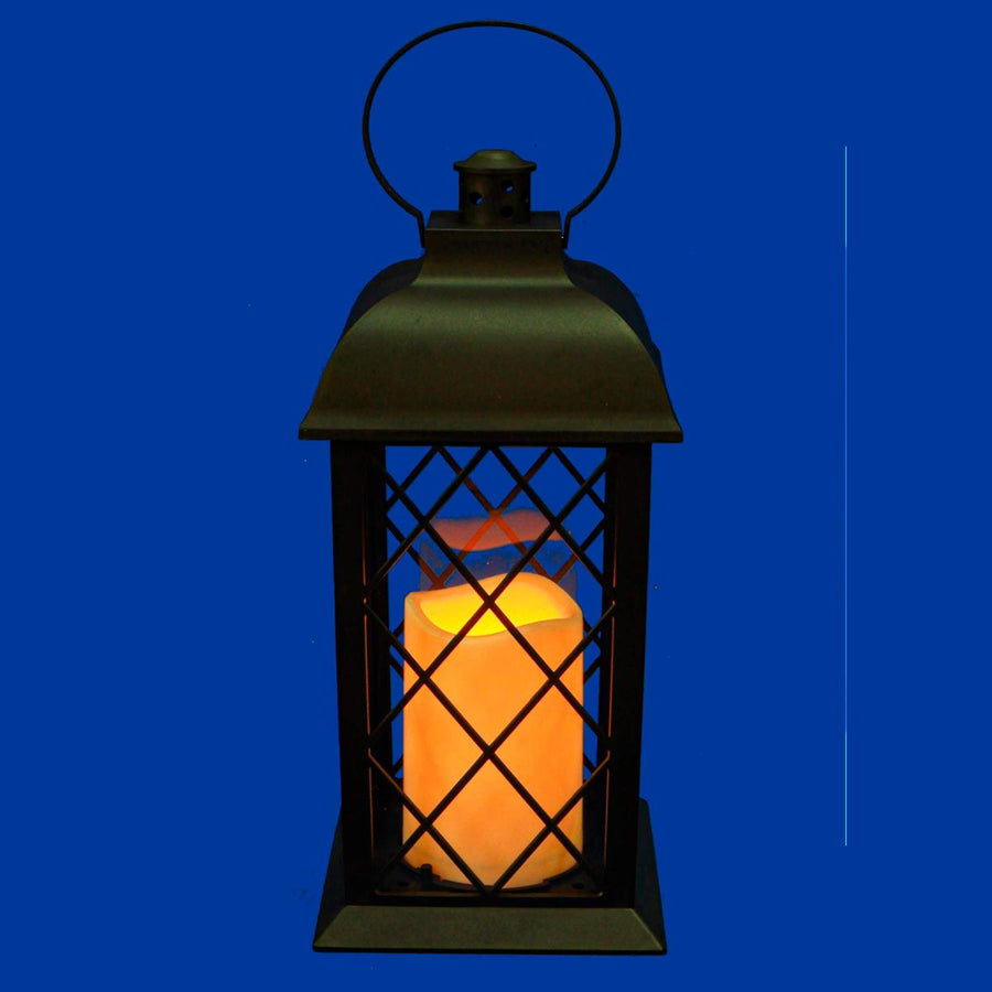 Art.7004 Quinque Plástico Con Vela 30.5x14x14cm 1pz