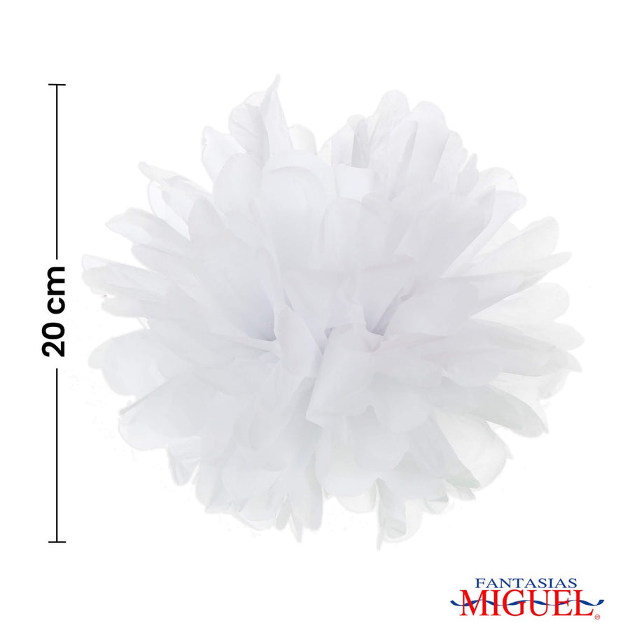 Art.7117 Adorno De Papel Flor 20cm 3pz