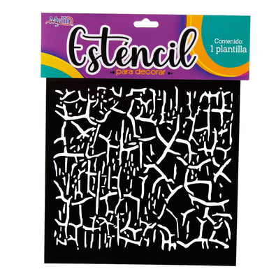 Fantasías Miguel Art.7120 Esténcil Chico 15x15cm 1pz