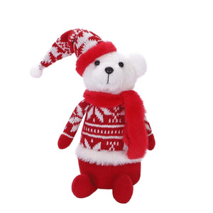 Art.7242 Adorno Peluche Navideño 20-30cm 1pz