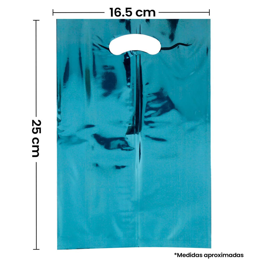 Art.7247 Bolsa Metálica Foil 25x16.5cm 10pz