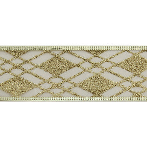 Art.7588 Listón Organza Rombos