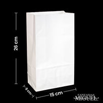 Art.7615 Bolsa De Papel Color 26x15x8cm 12pz