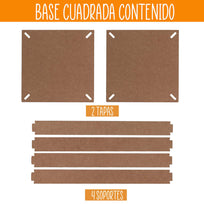 Art.7768 Base Alta Chica 50x32cm 1pz