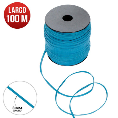 Cordón De Gamuza Imitación 5 Metros - Para Manualidades, Pulseras Y Collares