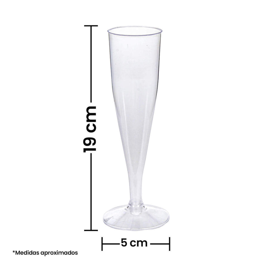 Art.7886 Copa De Champaña Alta 19x5cm 1pz