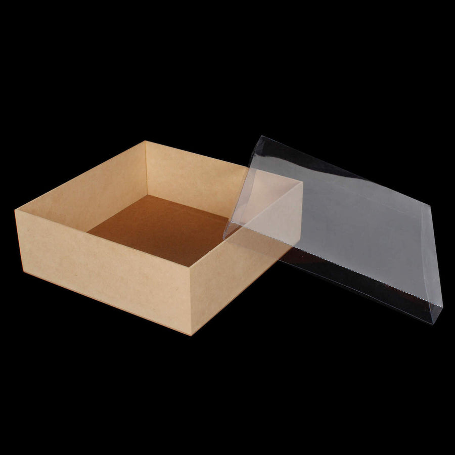 Art.7976 Caja Con Tapa Transparente 10x29x29cm 1pz