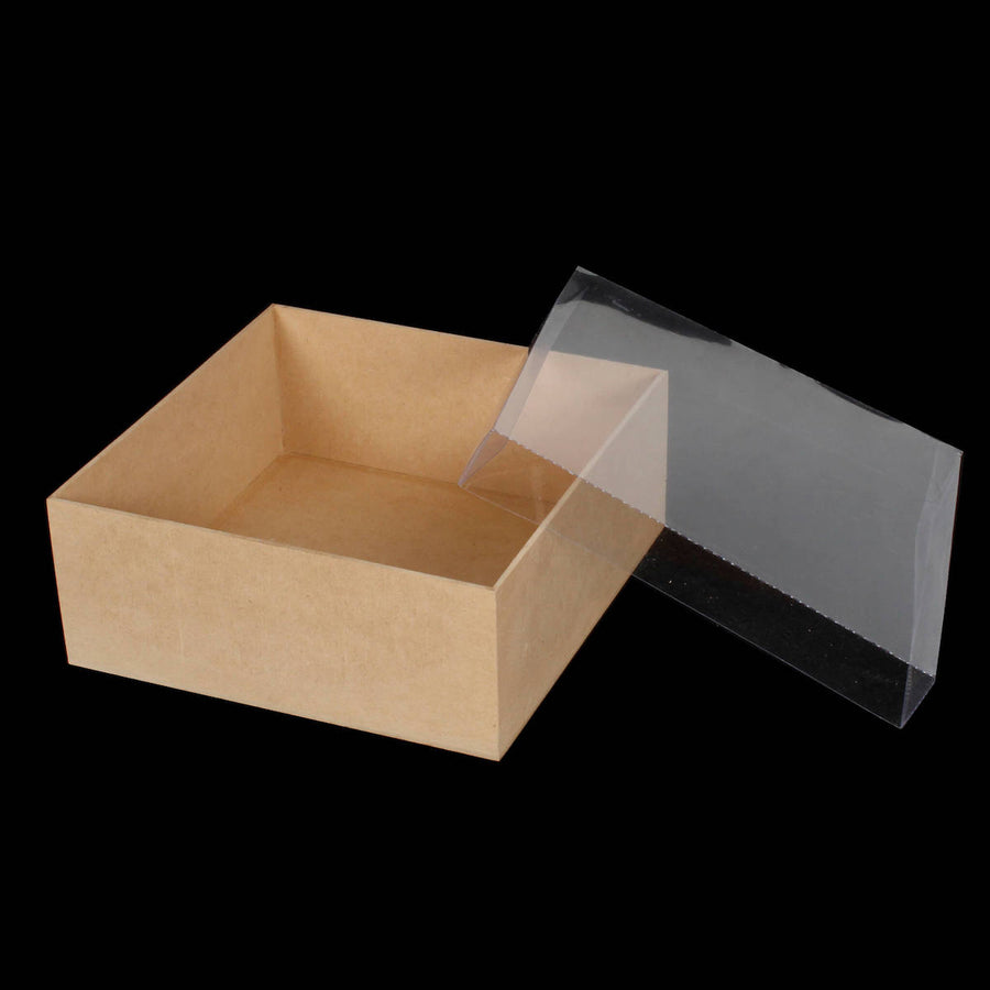 Art.7980 Caja Con Tapa Transparente 8x20x20cm 1pz