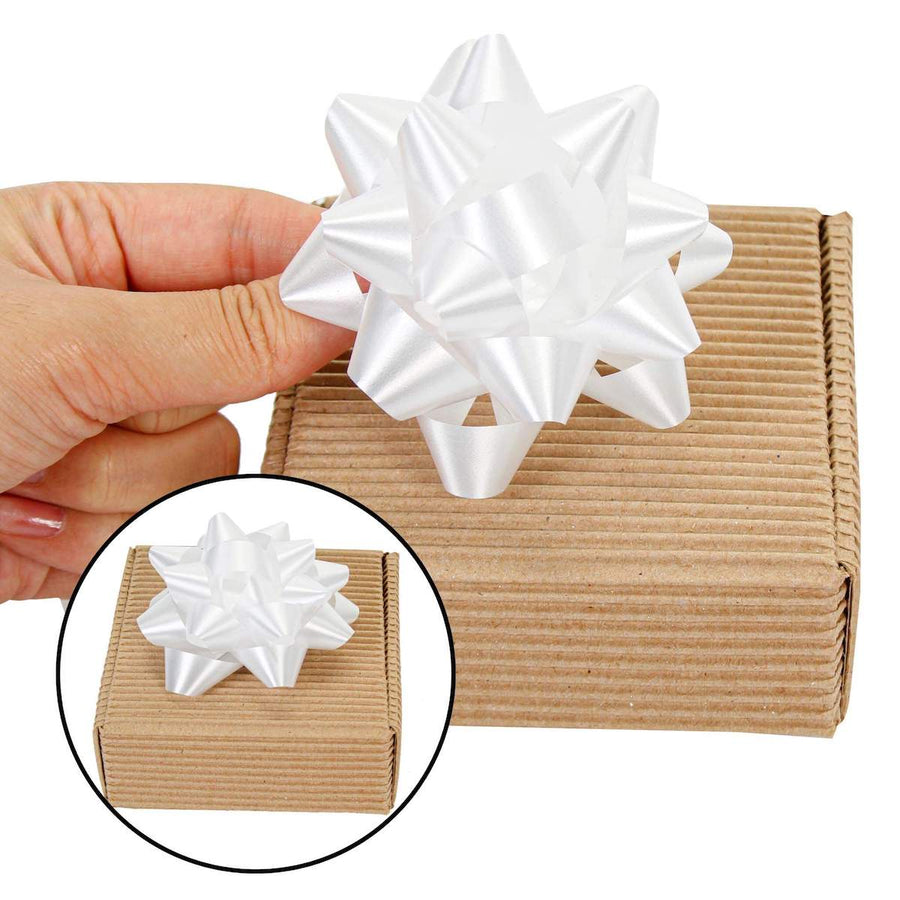 Art.8033 Moños Chicos Estrella 8cm 4pz